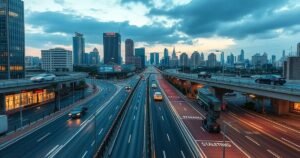 Na imagem, segurança e eficiência em ambientes urbanos